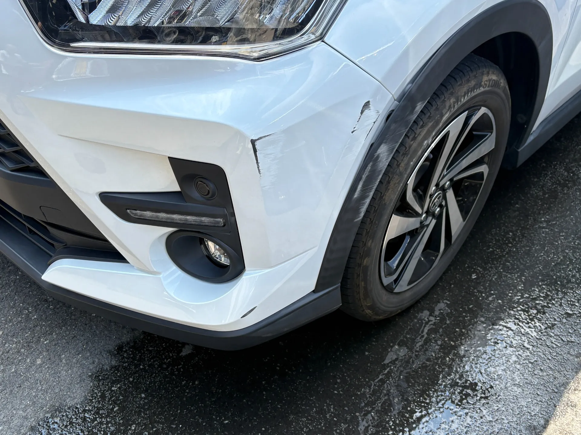 【福井市】トヨタ　ライズの板金修理しました！